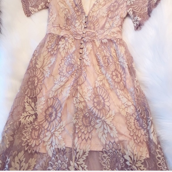 La Vie Est Belle | Ethereal Lace Lavender Dress - Picture 8 of 8